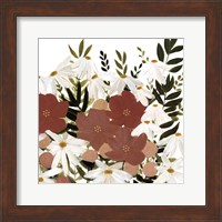 Terracotta Wildflowers I Fine Art Print