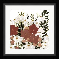 Terracotta Wildflowers I Fine Art Print
