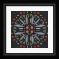 Folk Mandala III Framed Print