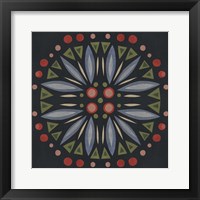 Folk Mandala III Framed Print