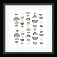 Half Circles III Framed Print