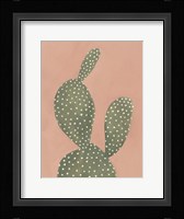 Coral Cacti I Framed Print