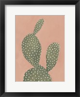 Coral Cacti I Framed Print