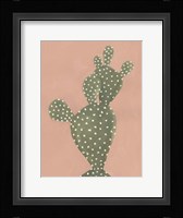 Coral Cacti II Framed Print