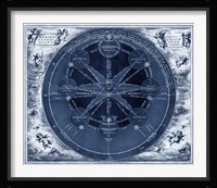 Indigo Planetary Chart Fine Art Print