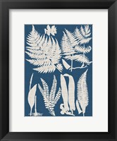 Linen & Blue Ferns I Fine Art Print