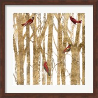 Red Bird Christmas II Fine Art Print