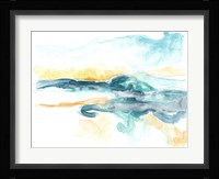 Liquid Lakebed I Framed Print