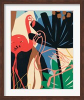 Funky Flamingo I Fine Art Print