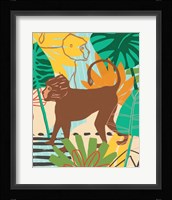 Graphic Jungle III Framed Print