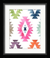Aztec Brights I Framed Print