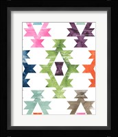 Aztec Brights II Framed Print