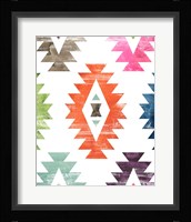 Aztec Brights IV Framed Print