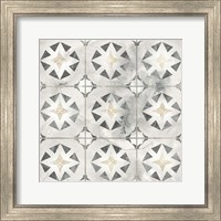 Marble Tile Design II Fine Art Print