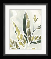 Batik Leaves IV Framed Print