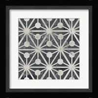 Neutral Tile Collection IX Framed Print
