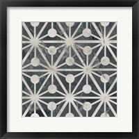 Neutral Tile Collection IX Framed Print