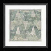 Hexagon Tile V Framed Print