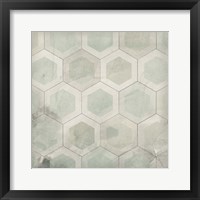 Hexagon Tile VII Framed Print