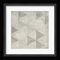 Hexagon Tile IX Framed Print