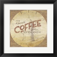 Beverage O'Clock I Framed Print