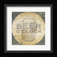 Beverage O'Clock III Framed Print
