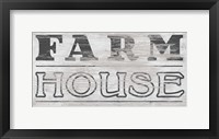 Vintage Farmhouse Sign I Framed Print