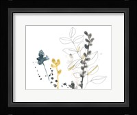 Navy Garden Inspiration VIII Framed Print
