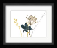 Navy Garden Inspiration IX Framed Print