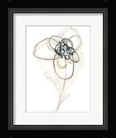 Monochrome Floral Study IV Framed Print