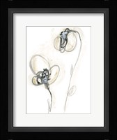 Monochrome Floral Study VIII Framed Print