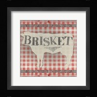 Gingham BBQ II Framed Print