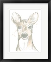 Deer Cameo II Fine Art Print