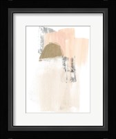 Blush Abstract V Framed Print