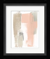 Blush Abstract VI Framed Print