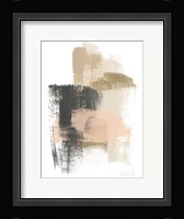 Blush Abstract IX Framed Print