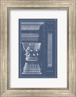 Column & Cornice Blueprint I Fine Art Print