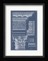 Column & Cornice Blueprint II Fine Art Print