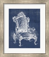 Antique Chair Blueprint II Fine Art Print