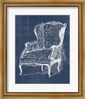 Antique Chair Blueprint III Fine Art Print