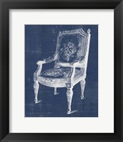 Antique Chair Blueprint IV Fine Art Print