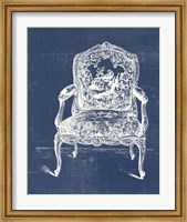 Antique Chair Blueprint V Fine Art Print