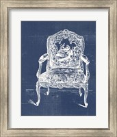 Antique Chair Blueprint V Fine Art Print