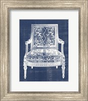 Antique Chair Blueprint VI Fine Art Print