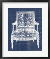 Antique Chair Blueprint VI Fine Art Print