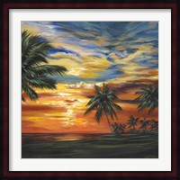 Stunning Tropical Sunset II Fine Art Print