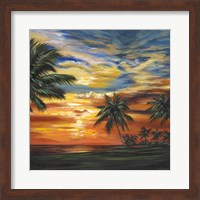 Stunning Tropical Sunset II Fine Art Print