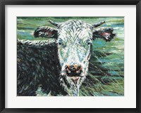 Marshland Cow I Framed Print