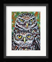 Fury Feather Friends I Framed Print