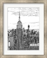 B&W Us Cityscape-NYC Fine Art Print